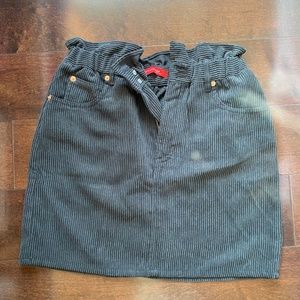 Signature 8 Black Corduroy Skirt
